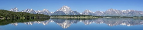 View of Grand Teton National Park from Oxbow Bend