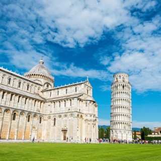 The Leaning Tower of Pisa and Pisa Cathedral