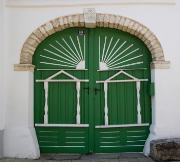 Wooden gate