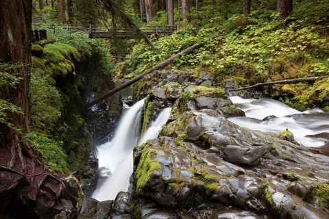 Sol Duc Falls in the Sol Duc River Valley