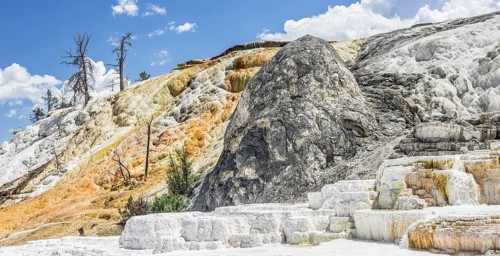 Sinter terraces of the Lower Terrace