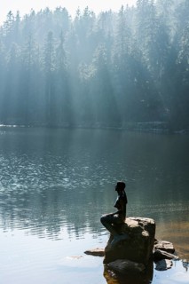 Mummelsee lake near Seebach