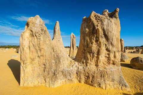 The Pinnacles limestone formations