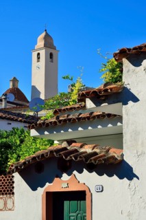 Bell tower of the parish church of San Giacomo