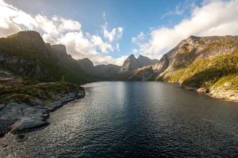 Djupfjorden on the island of Moskenesoya