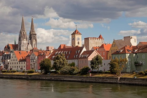 Cityscape with the Danube