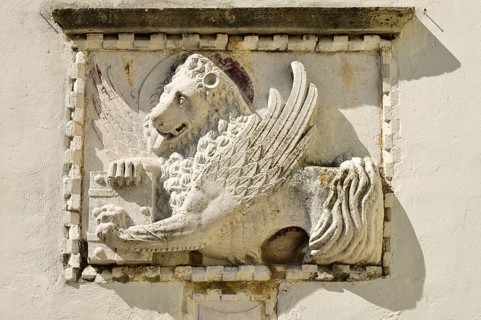 Venetian lion at the town gate