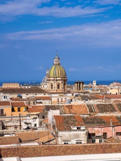 View from the church SS Salvatore across the historic centre