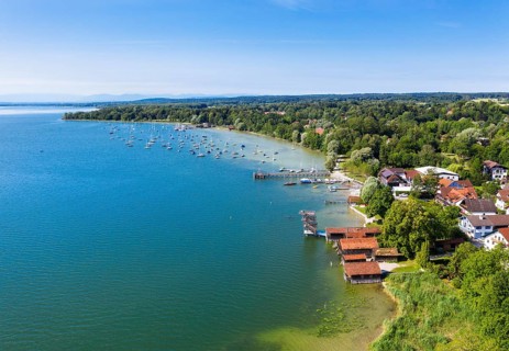 Shore area at the Lake Ammer
