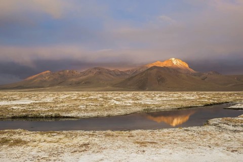 Mountains in the evening light
