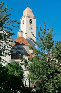 Bell tower of the parish church of San Giacomo