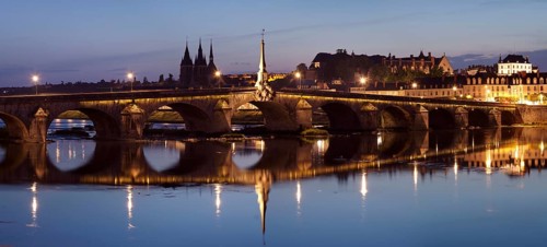 Loire bridge Pont Jacques Gabriel