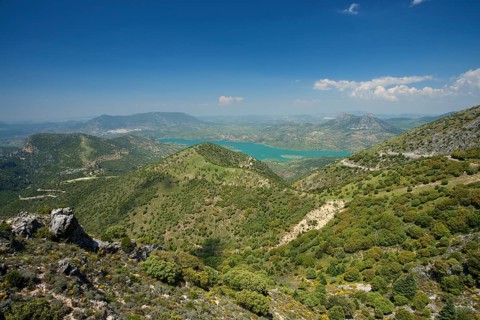 Embalse de Zahara in the Sierra de Grazalema natural park