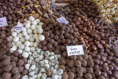 Chocolate in a shop