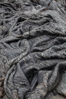 Pahoehoe lave