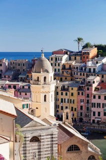 Octagonal bell tower of the Church of Santa Margherita di Antiochia