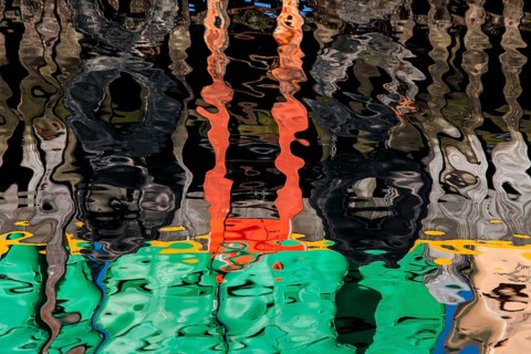 Reflections in the water