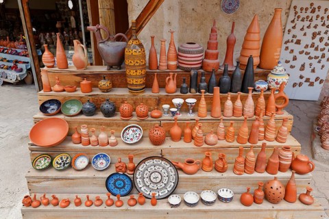 Wares of a pottery