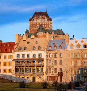 Chateau Frontenac and Lower Town