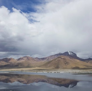 Salt lake Salar de Surire
