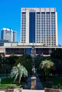 Downtown business district