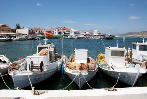 Fishing boats in the harbour