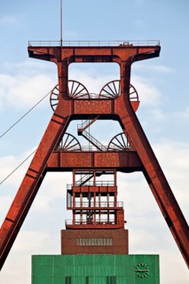 Headframe of the Zeche Pluto colliery