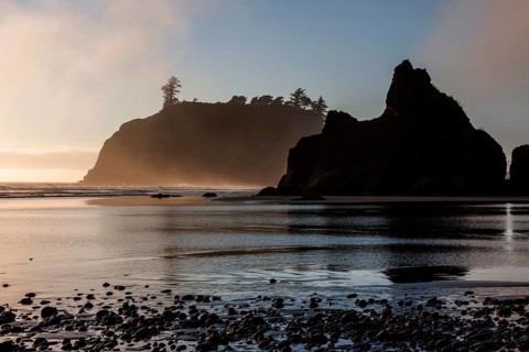 Sunset at Ruby Beach