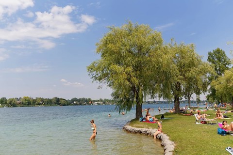 People at Lake Neufeld