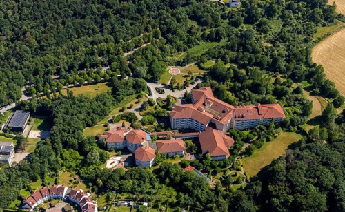 Aerial view of the Helios Clinic Hattingen
