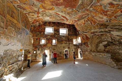 Frescoes in the Rock Church