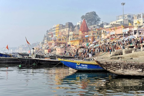 Boats on the Ganges