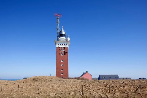Lighthouse and radar tower