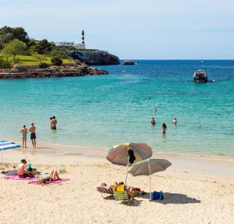 City beach of Porto Colom
