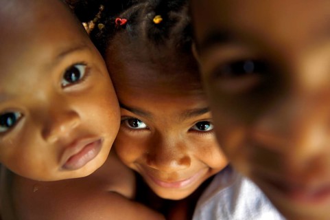 Three children