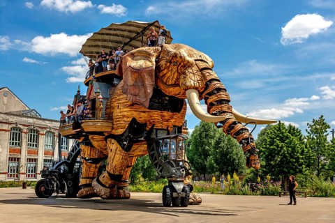 Nantes, the Great Elephant at Les Machines de l'ile