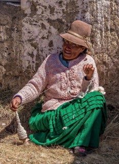 Old Aymara woman