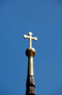 Cross on the steeple