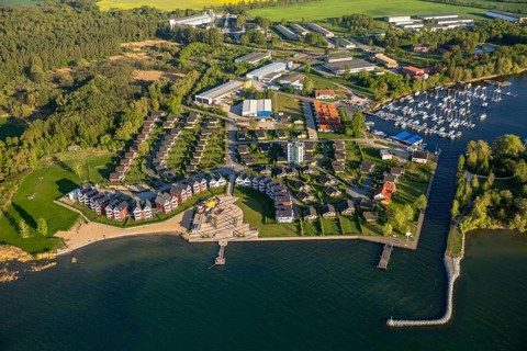 Village of Rechlin with marina
