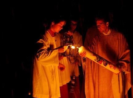Blessing of Paschal candles