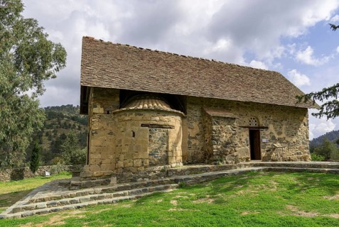 Barn roof church Panagia Forviotissa