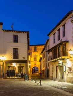Main square at night