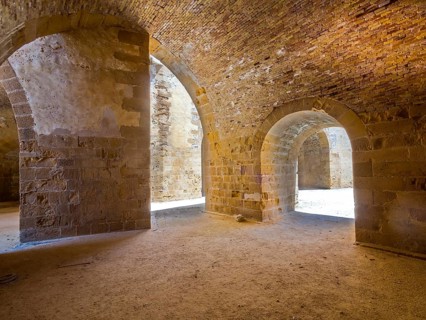 Vaults of the old Castello Maniace