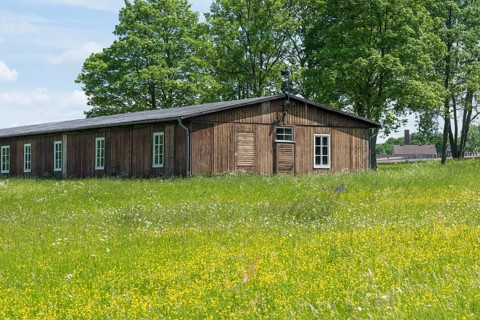 Wooden barracks