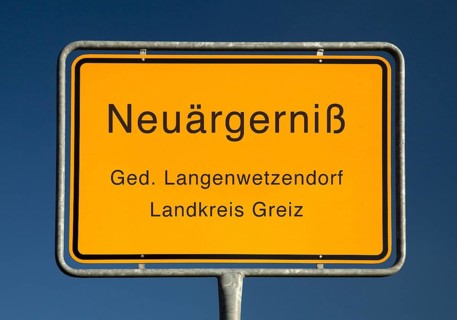 City limits sign