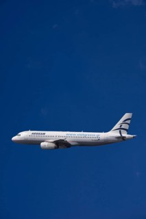 SX-DGD Aegean Airlines Airbus A320-232 in flight
