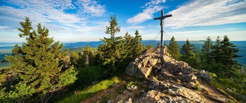Summit with summit cross