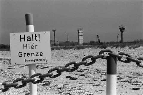 Inner-German border at the Baltic Sea