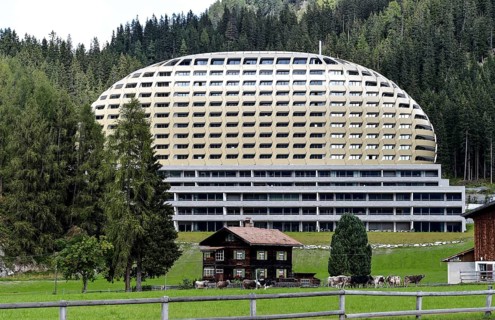 InterContinental Hotel and a farmhouse