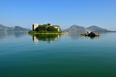 Historic Ottoman fortress on Grmozur Island